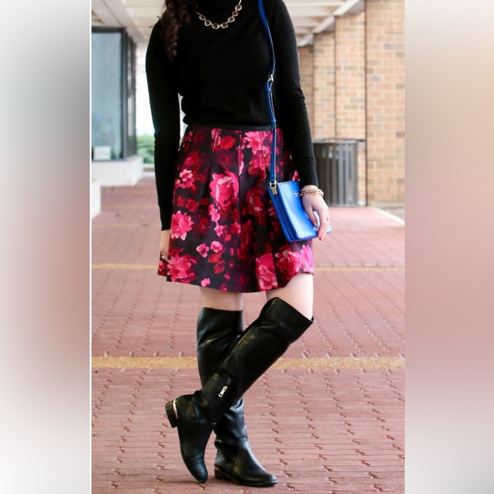Gap Floral Puffed Skirt Size 10